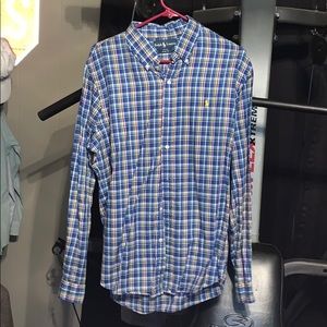Men’s Polo Ralph Lauren button up size large(slim)